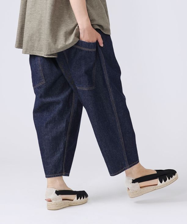 マオパンツデニム10オンス　定番人気のバックポケットパンツ【フラッシャー＆ピスネーム付き】