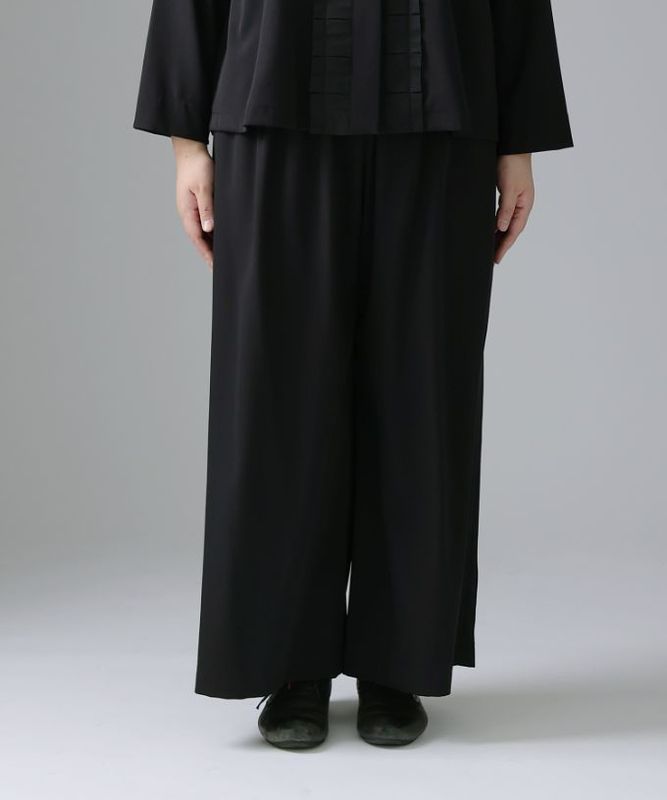 タバサパンツ・4【プラスサイズ】［Chronicle］ワイドシルエットのロングパンツ