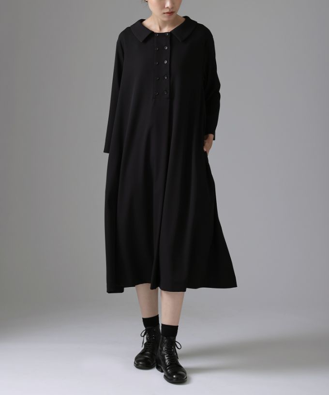 トルジェロング［Chronicle］ダブルボタンのブラックドレス