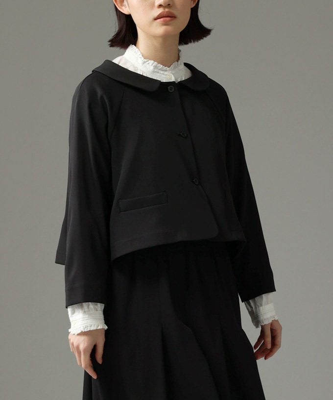 マデリンジャケット［Chronicle］　丸襟のショートジャケット