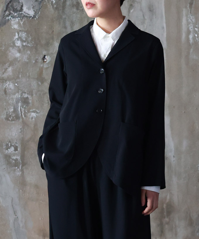 サーブジャケット ［Chronicle］フレアラインのテーラード襟