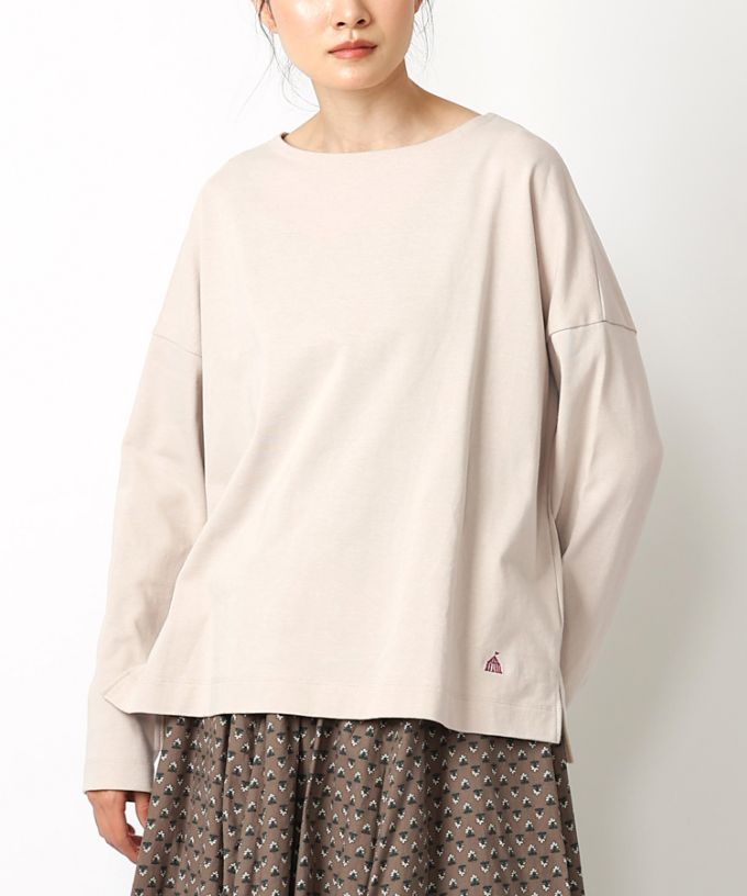 【SALE】サマンサトップ・Ｃ　コットンのボートネックカットソー