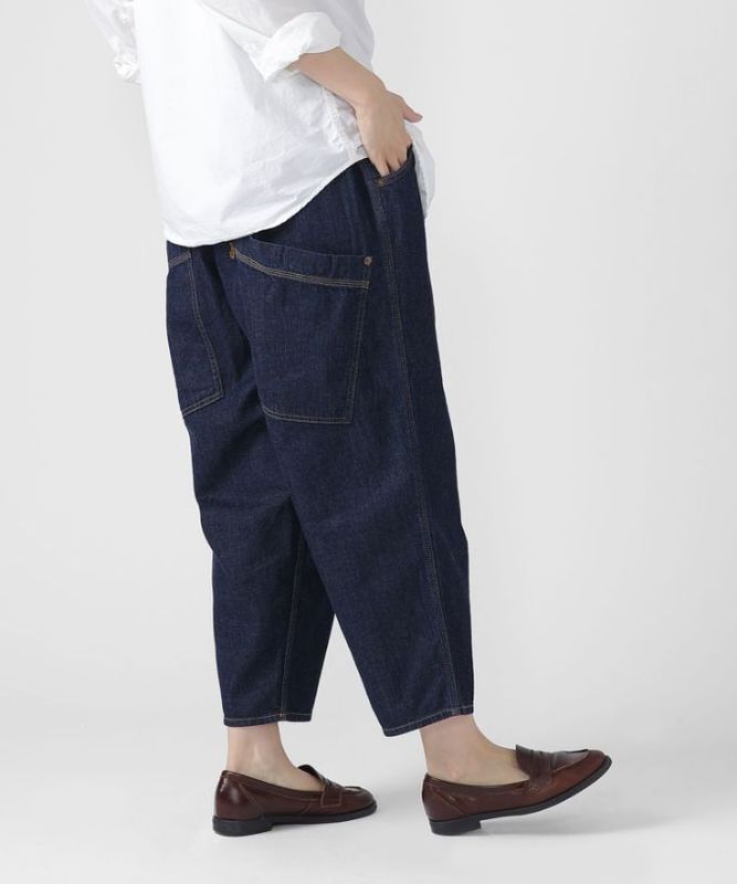 マオパンツデニム8オンス　人気定番のバックポケットパンツ【フラッシャー＆ピスネーム付き】