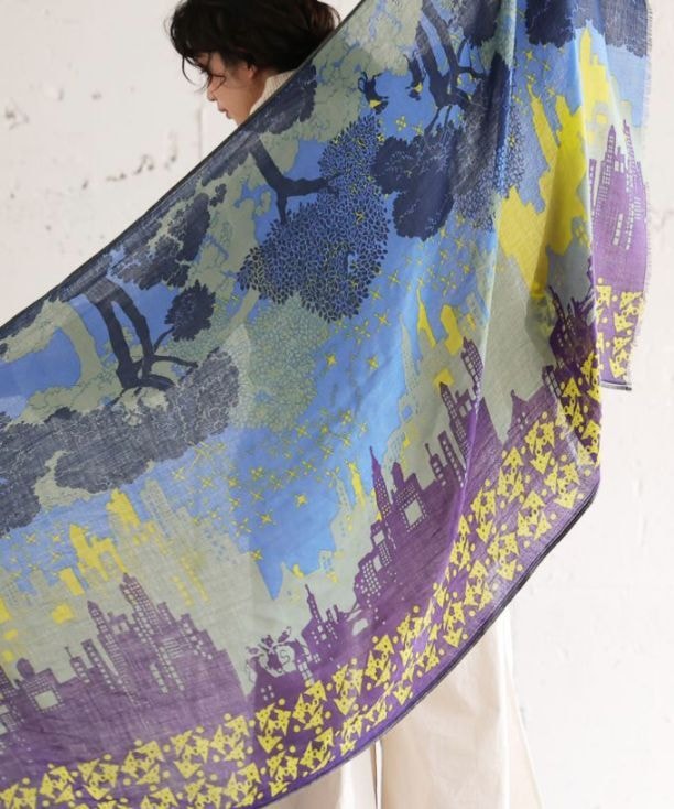 にひきのねずみ　[Kusa Kanmuri ウールストール]