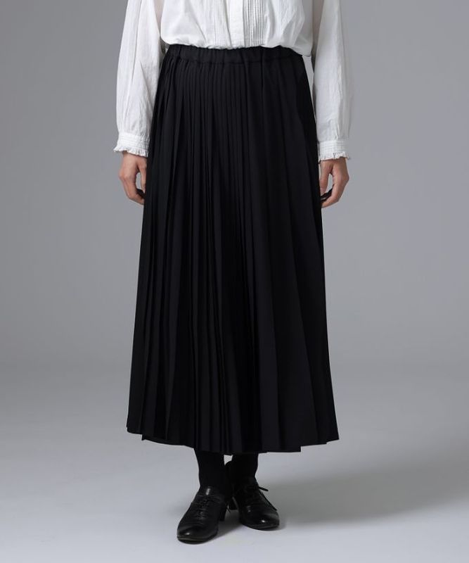 ジジスカート［Chronicle］二種のプリーツを使ったスカート