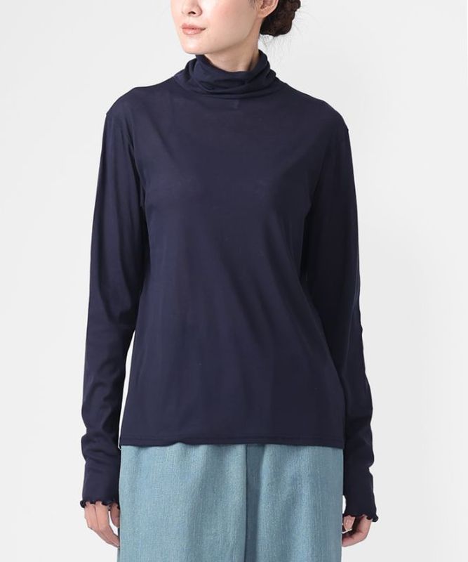 キアタートル　強撚綿のシアーコットンタートル