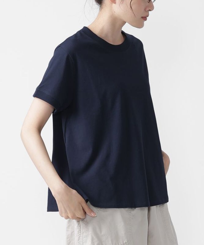 ピノトップ　強撚天竺コットンのシンプルT