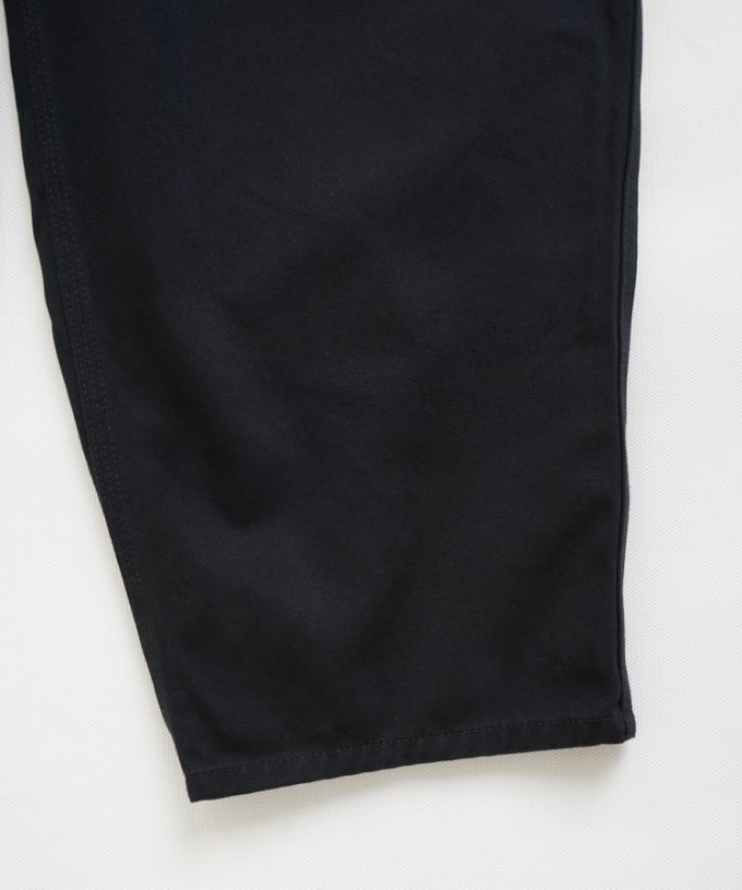 黒/キャメル】マオパンツロングチノ 定番バックポケットパンツ（ロング