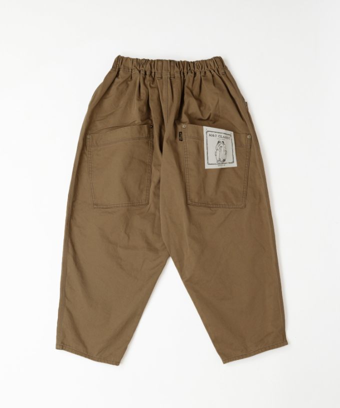 【新色カーキ登場】マオパンツチノ 定番バックポケットパンツのチノ素材【フラッシャー＆ピスネーム付き】