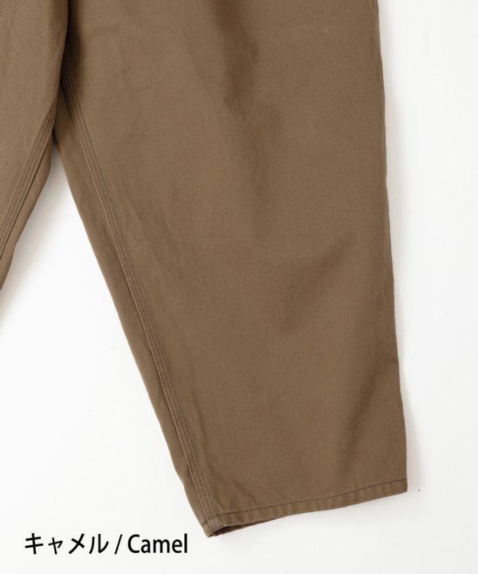 【新色カーキ登場】マオパンツチノ 定番バックポケットパンツのチノ素材【フラッシャー＆ピスネーム付き】