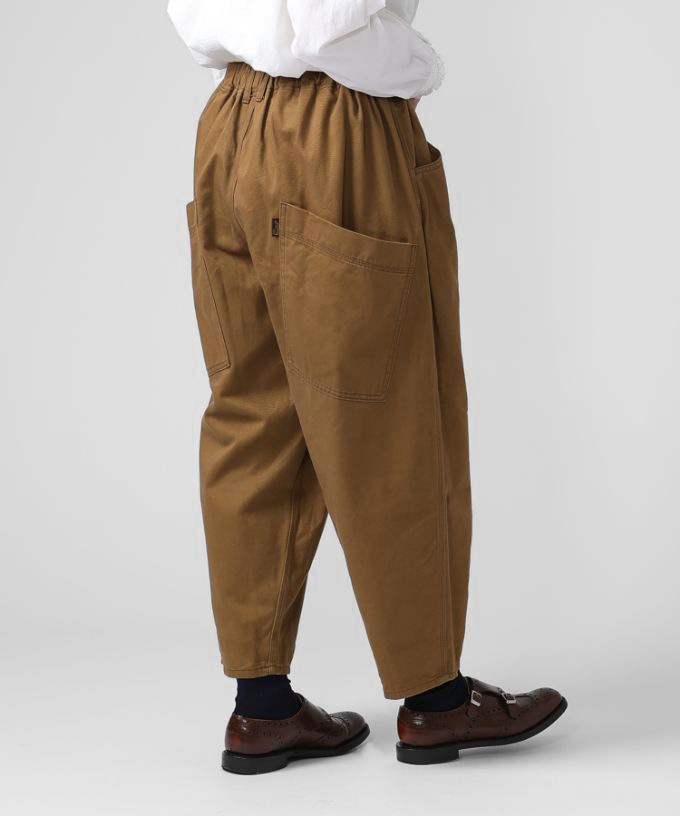 【新色カーキ登場】マオパンツチノ 定番バックポケットパンツのチノ素材【フラッシャー＆ピスネーム付き】