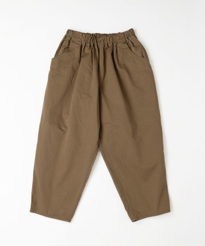 【新色カーキ登場】マオパンツチノ 定番バックポケットパンツのチノ素材【フラッシャー＆ピスネーム付き】
