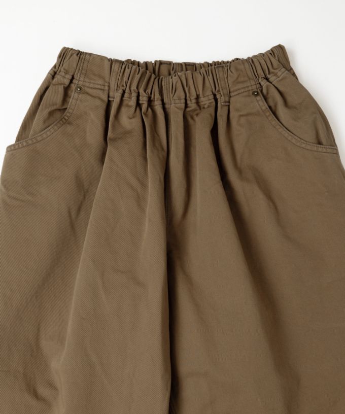 【新色カーキ登場】マオパンツチノ 定番バックポケットパンツのチノ素材【フラッシャー＆ピスネーム付き】