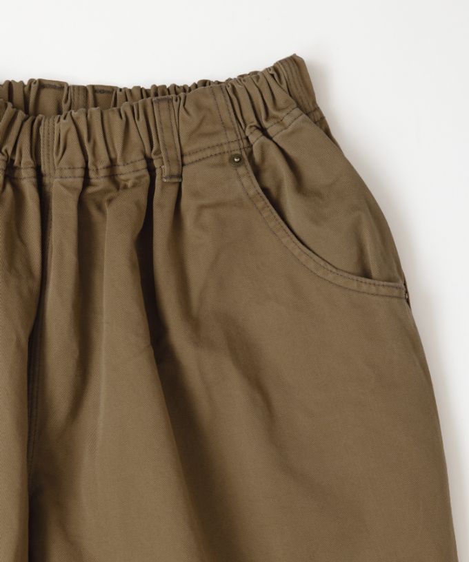 【新色カーキ登場】マオパンツチノ 定番バックポケットパンツのチノ素材【フラッシャー＆ピスネーム付き】
