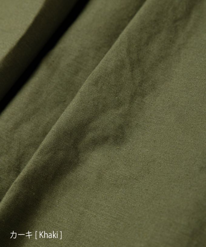 クルトスカート・1　綿麻のコクーンシルエットスカート