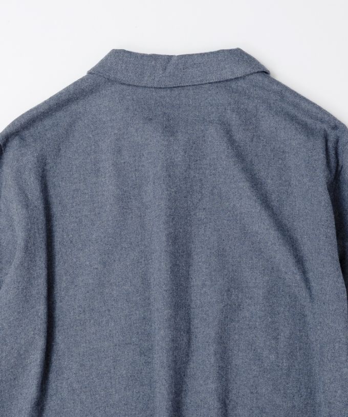 ポメロ・B　コットンネル素材のコクーンドレス