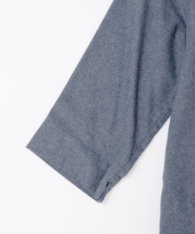 ポメロ・B　コットンネル素材のコクーンドレス