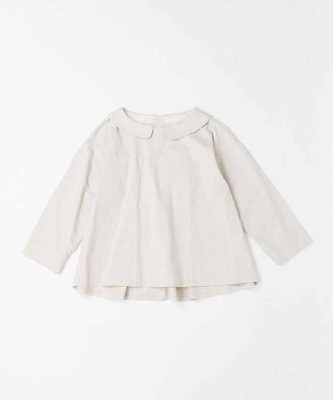 レティトップ　起毛コットンストレッチ素材のプルオーバー