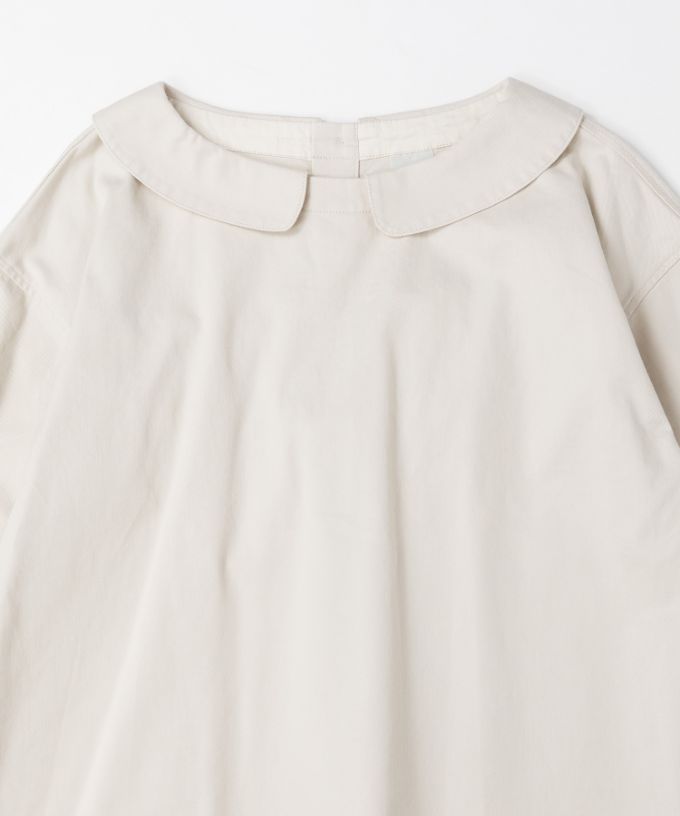 レティトップ　起毛コットンストレッチ素材のプルオーバー