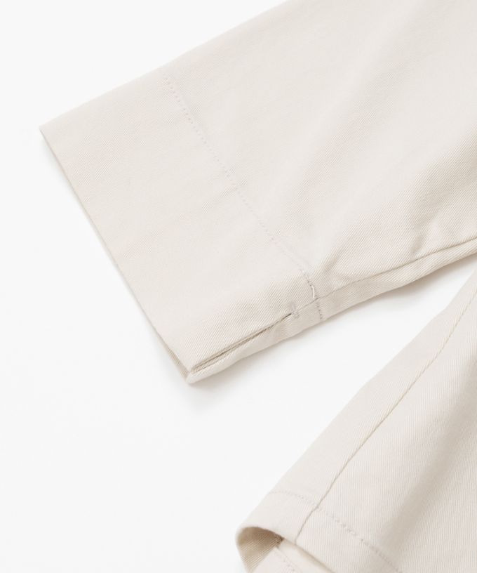 レティトップ　起毛コットンストレッチ素材のプルオーバー