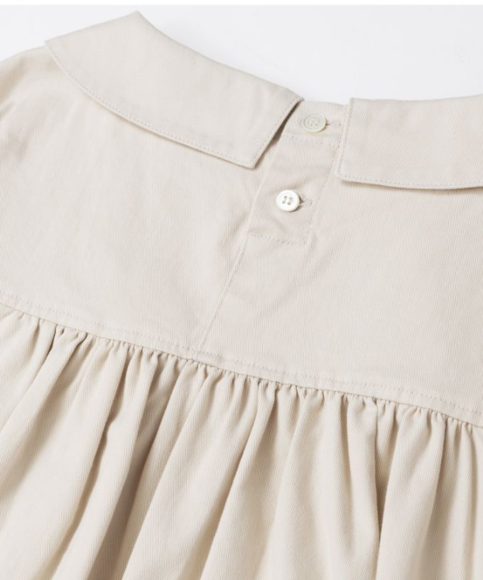 レティトップ　起毛コットンストレッチ素材のプルオーバー