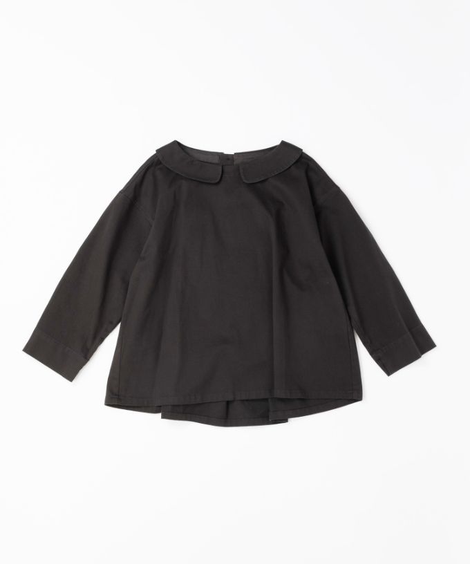 レティトップ　起毛コットンストレッチ素材のプルオーバー