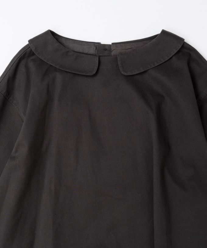 レティトップ　起毛コットンストレッチ素材のプルオーバー