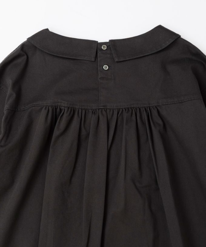 レティトップ　起毛コットンストレッチ素材のプルオーバー