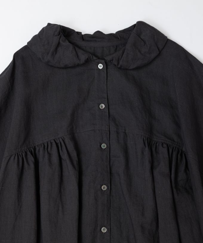 ブリサ ふんわり丸襟のビッグシルエットブラウス