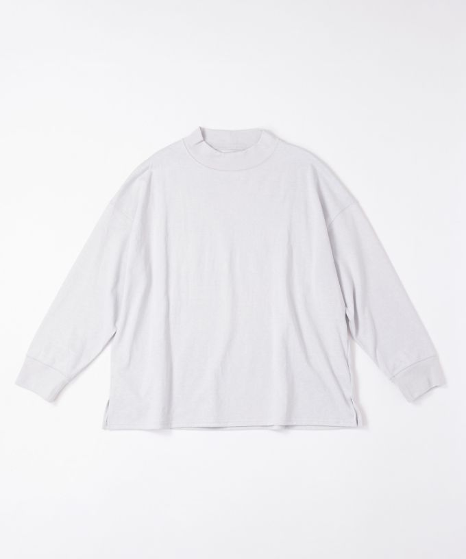 キーストップ　アメリカコットンのハイネックプルオーバー