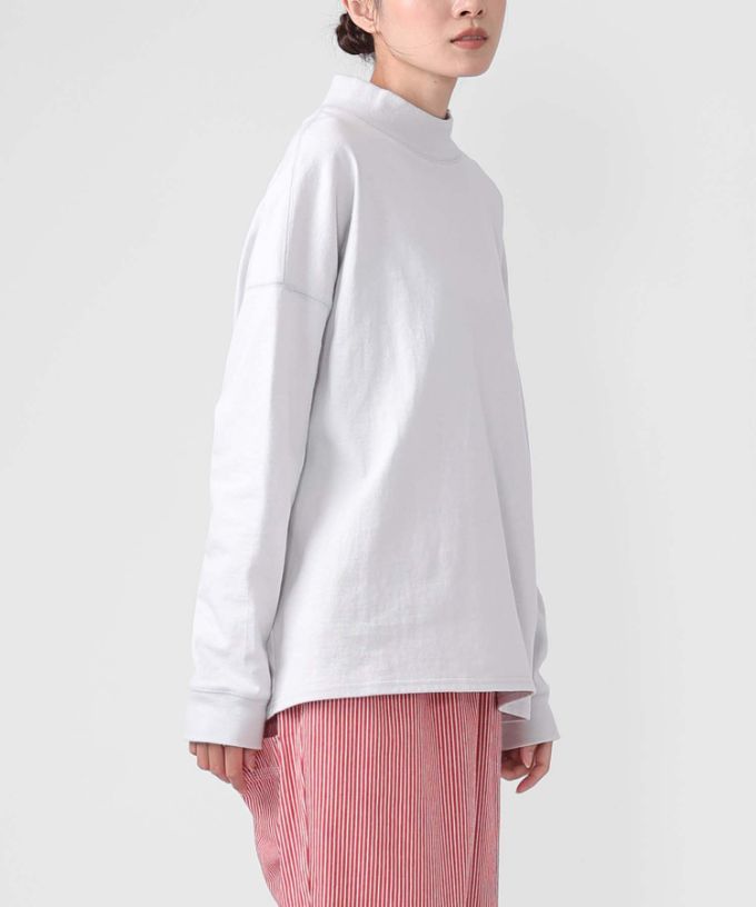 キーストップ　アメリカコットンのハイネックプルオーバー