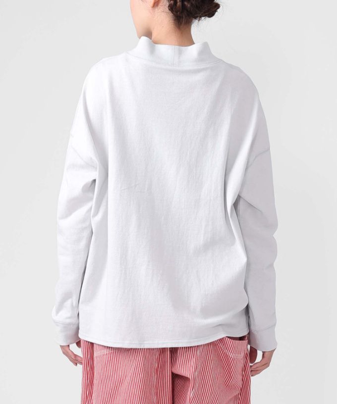 キーストップ　アメリカコットンのハイネックプルオーバー