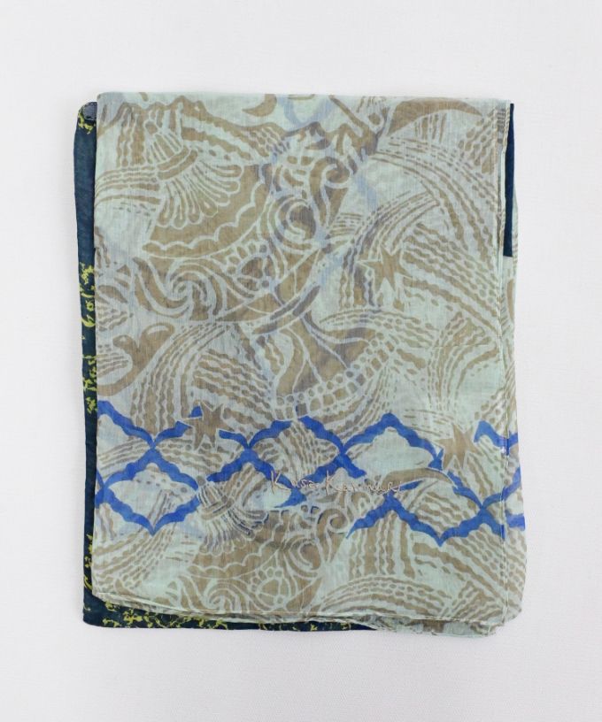 てくまくまや　ぎん ［KusaKanmuri　シルクコットンストール ]