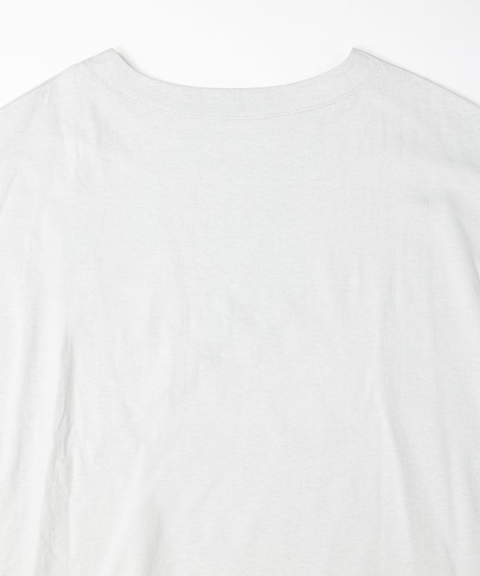 ミレーユトップ　袖切り替えのドロップショルダートップ