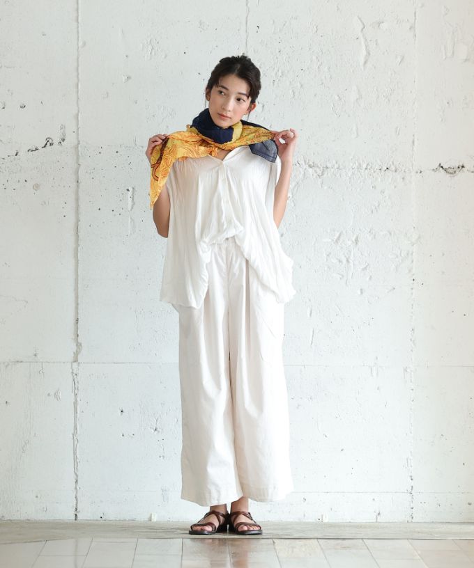 てくまくまや　きん ［KusaKanmuri　シルクコットンストール ]