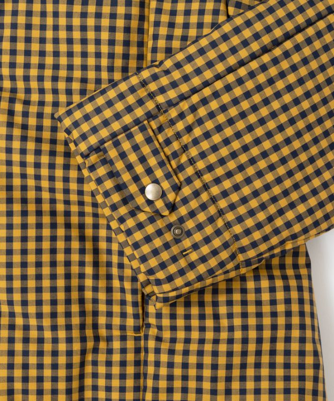 アバジャケット　ギンガムチェックの中綿入りジャケット