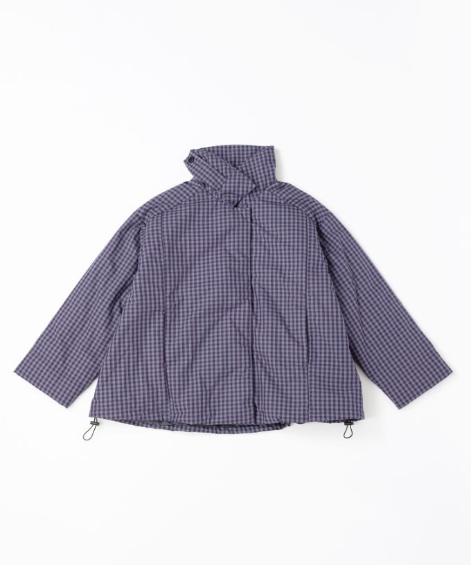 アバジャケット　ギンガムチェックの中綿入りジャケット