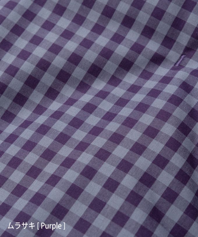 アバジャケット　ギンガムチェックの中綿入りジャケット