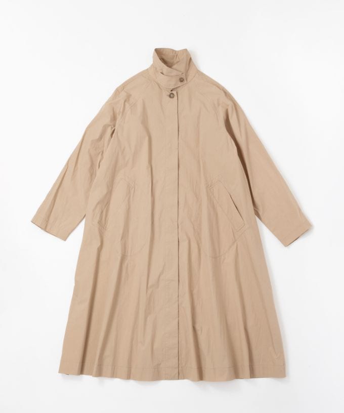 タントコート 綿ナイロン薄手ステンカラーコート/BRAND,BASCO-nest
