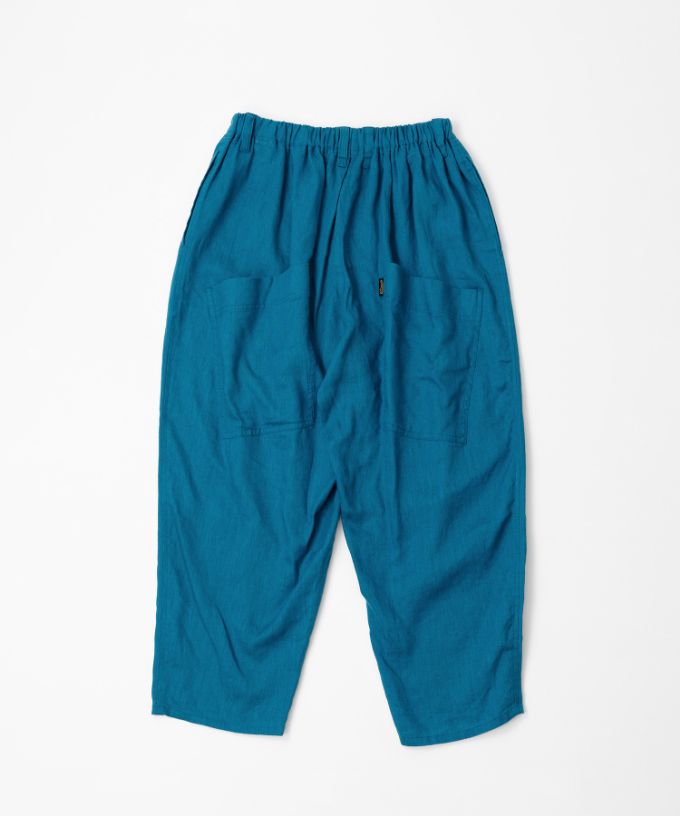 マオパンツ麻・22 リネン素材のビッグポケットパンツ/ITEM,PANTS,MAO