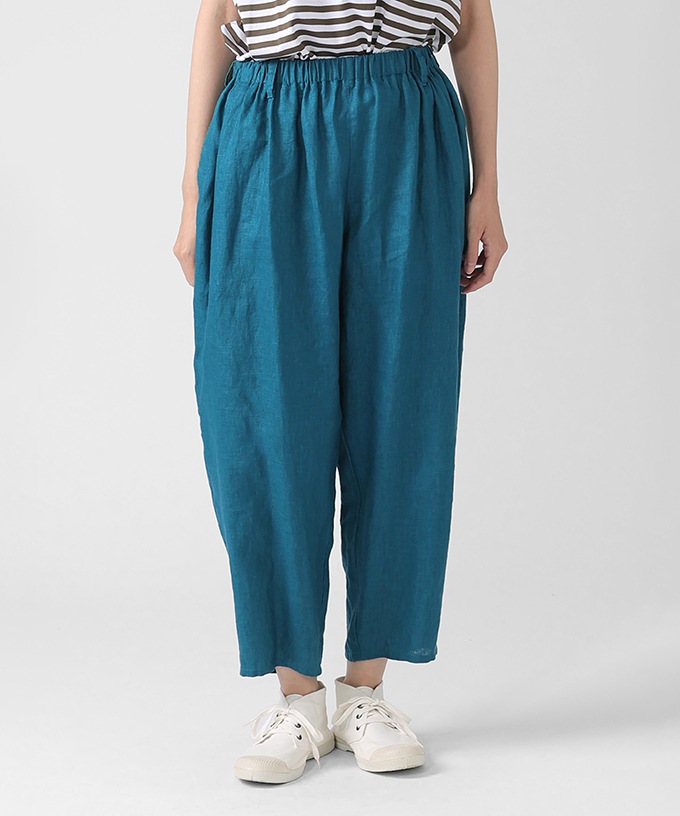 マオパンツ麻・22 リネン素材のビッグポケットパンツ/ITEM,PANTS,MAO