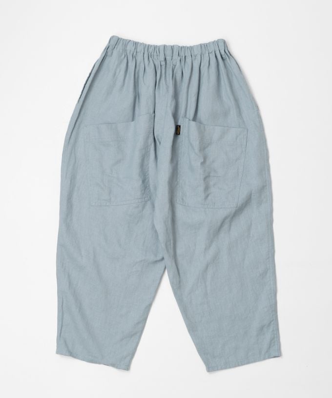 マオパンツ麻・22 リネン素材のビッグポケットパンツ/ITEM,PANTS,MAO