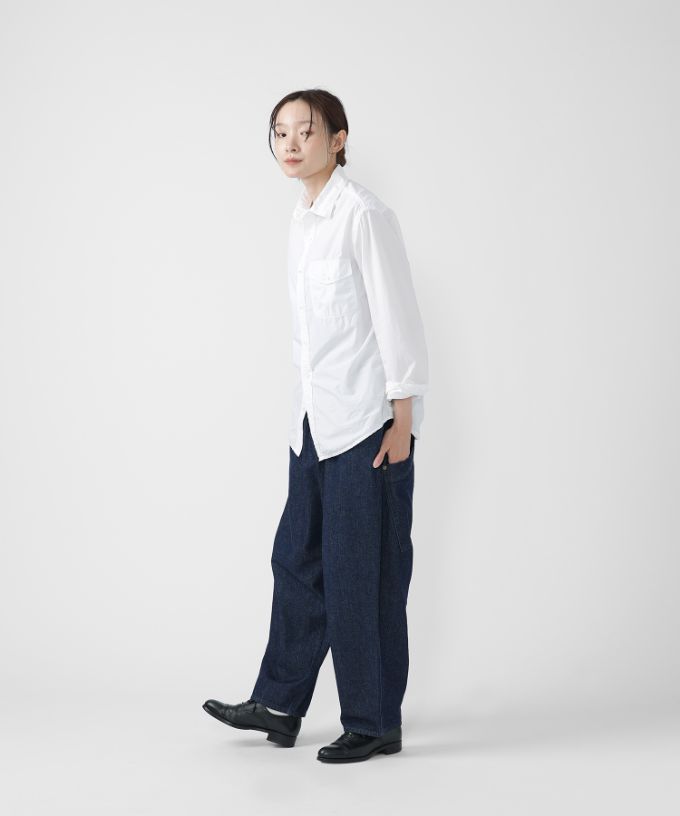 マオパンツロングデニム・10オンス 定番ビックポケットパンツ