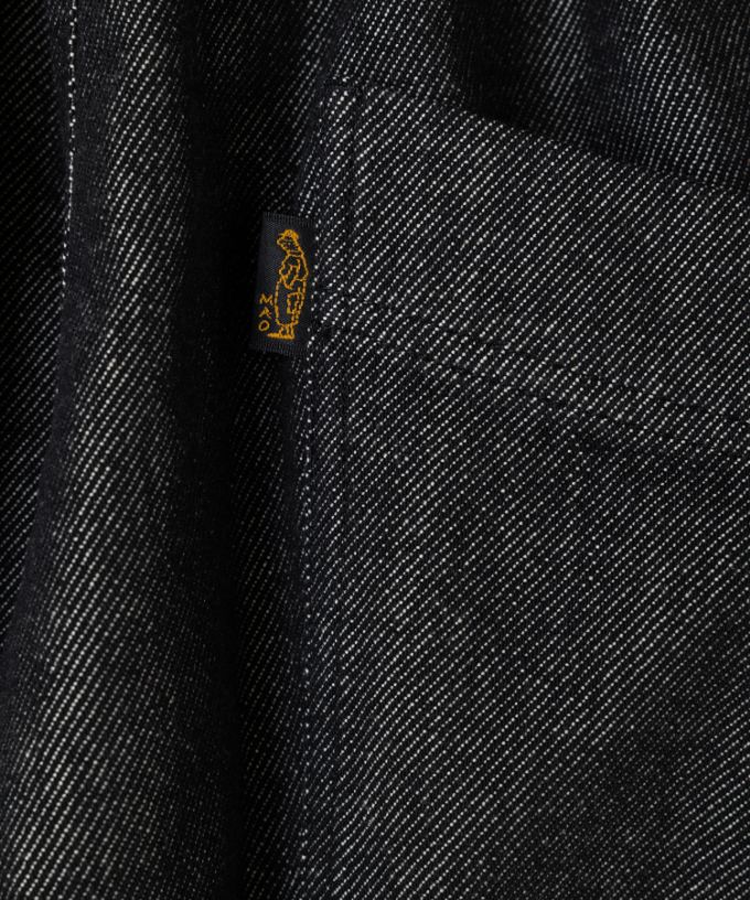 マオパンツ・24 ツイルチェック切り替えの後ろビッグポケット