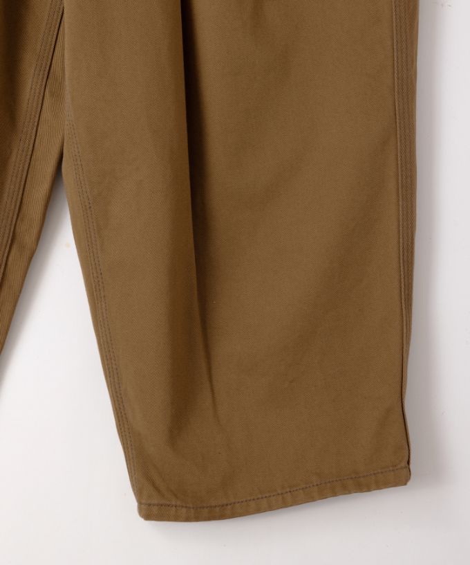 マオパンツチノ  キャメル 定番バックポケットパンツのチノ素材【フラッシャー＆ピスネーム付き】