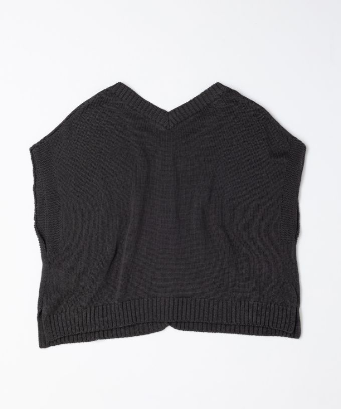 パスカルトップ　コットン2WAYニットベスト