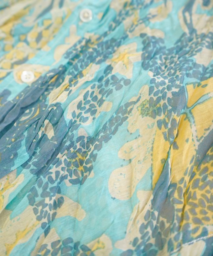 くさしゃつ　おうじのおくりもの ［Kusa Kanmuri　シルクコットンシャツ］