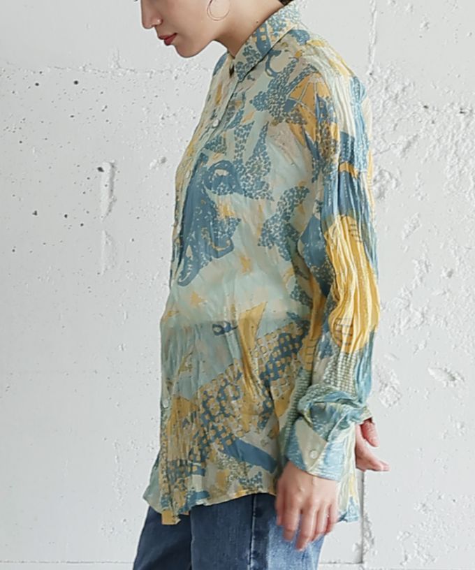 くさしゃつ　おうじのおくりもの ［Kusa Kanmuri　シルクコットンシャツ］