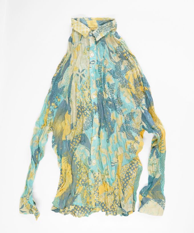 くさしゃつ　おうじのおくりもの ［Kusa Kanmuri　シルクコットンシャツ］