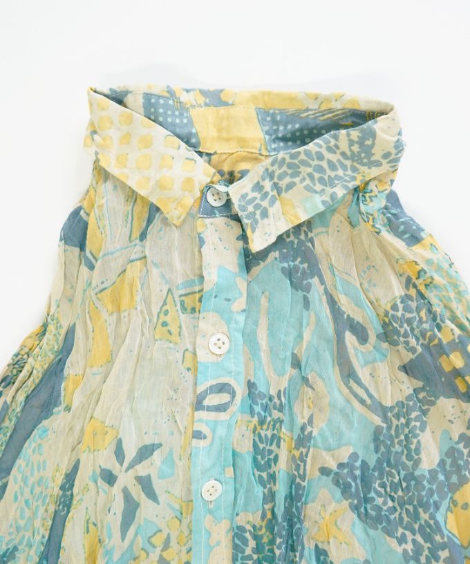 くさしゃつ　おうじのおくりもの ［Kusa Kanmuri　シルクコットンシャツ］